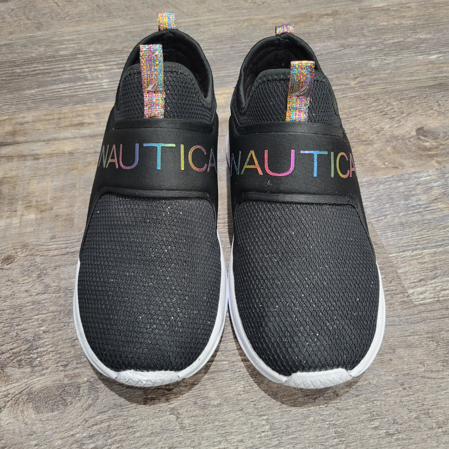 Nautica Black Slip-On Shoes Girls Size 3