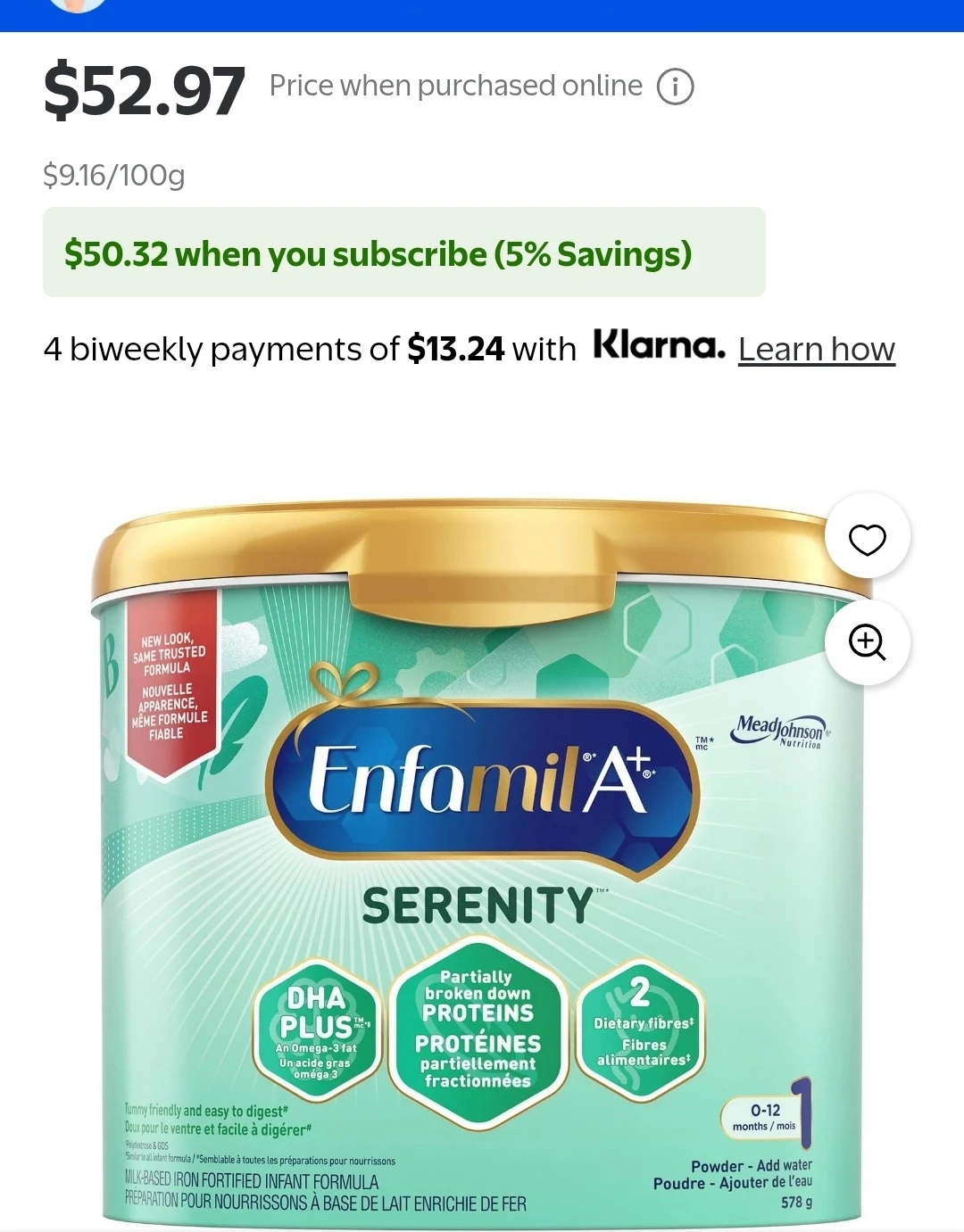 NEW & SEALED Enfamil A+ Serenity Infant Formula 3 x 578g - photo 2