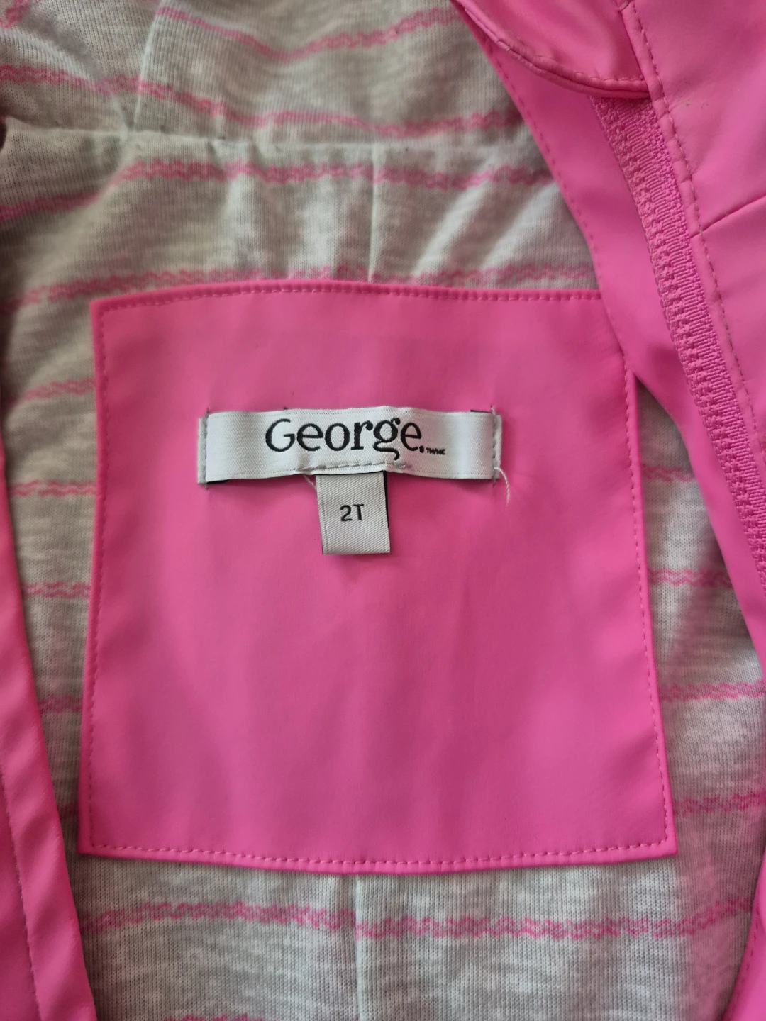 George girls lined rain jacket – size 2T - photo 3