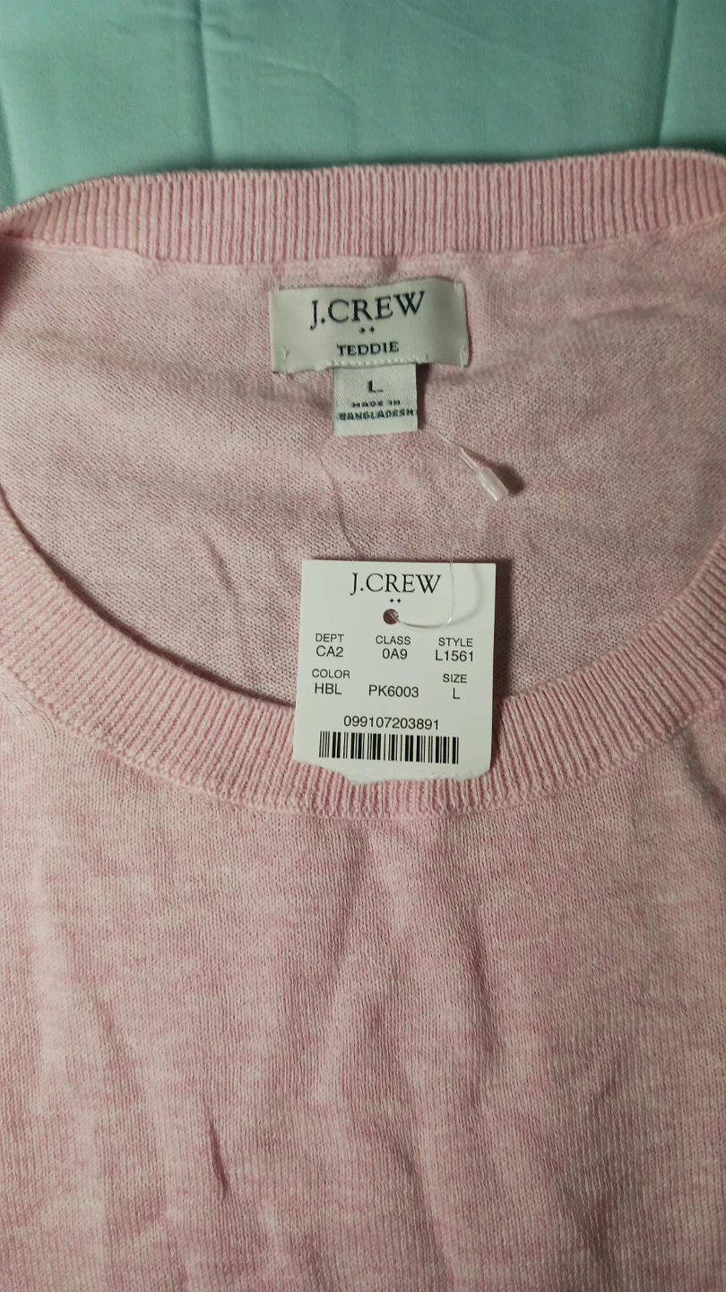 🏆Winter Teddie Crewneck Sweater - Pink - Size L - photo 3
