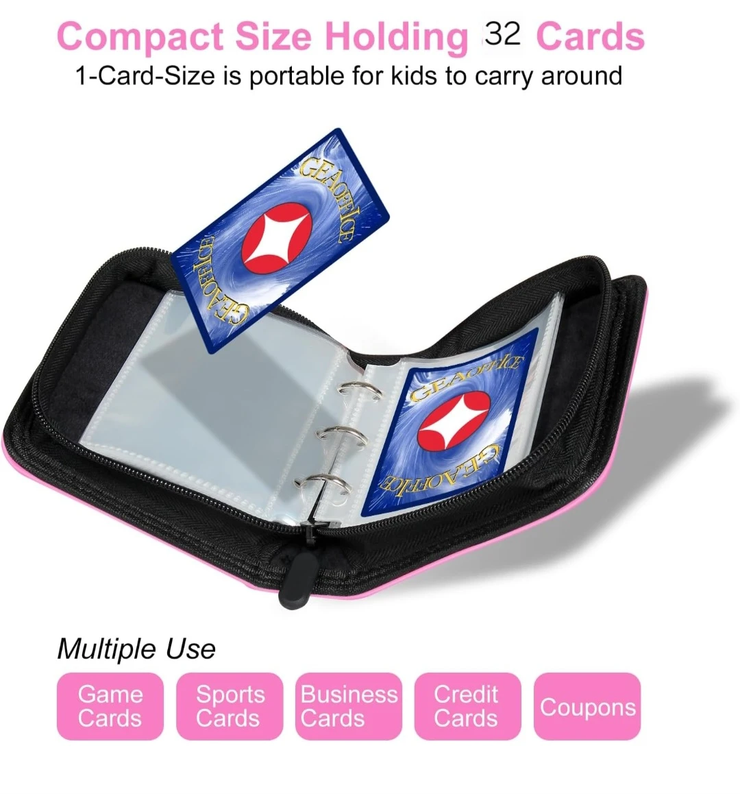 Pink Card Holder Binder Album - photo 3
