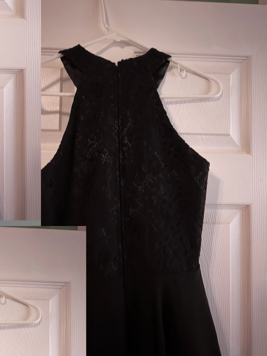 Cindy Collection Black Halter Lace Dress - Size XS - photo 3