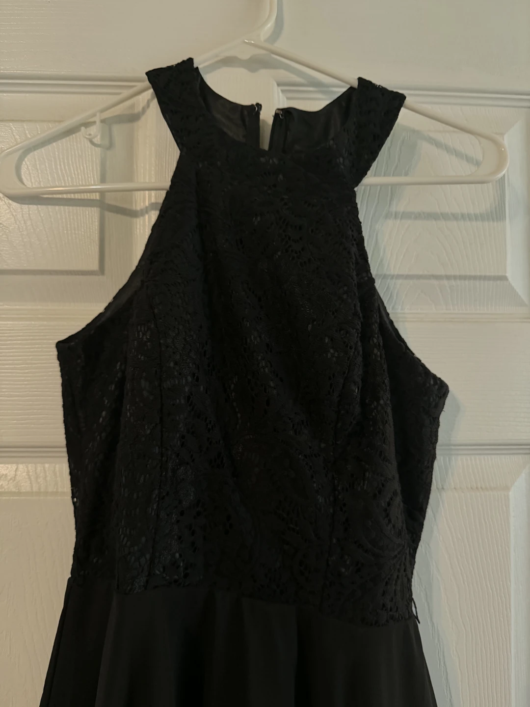 Cindy Collection Black Halter Lace Dress - Size XS - photo 4
