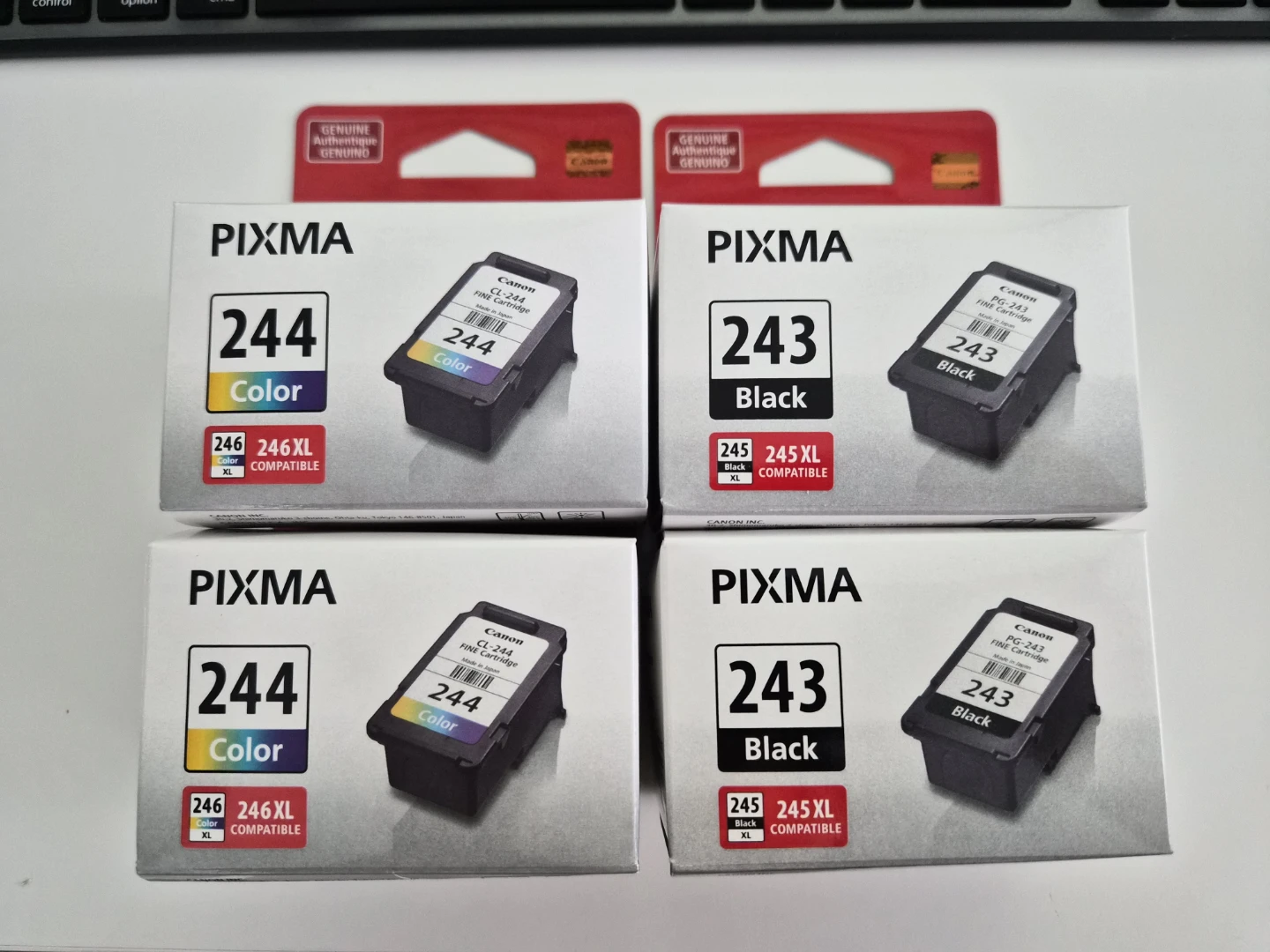 [New] Canon PIXMA Ink Cartridges - CL-244 Color & PG-243 Black