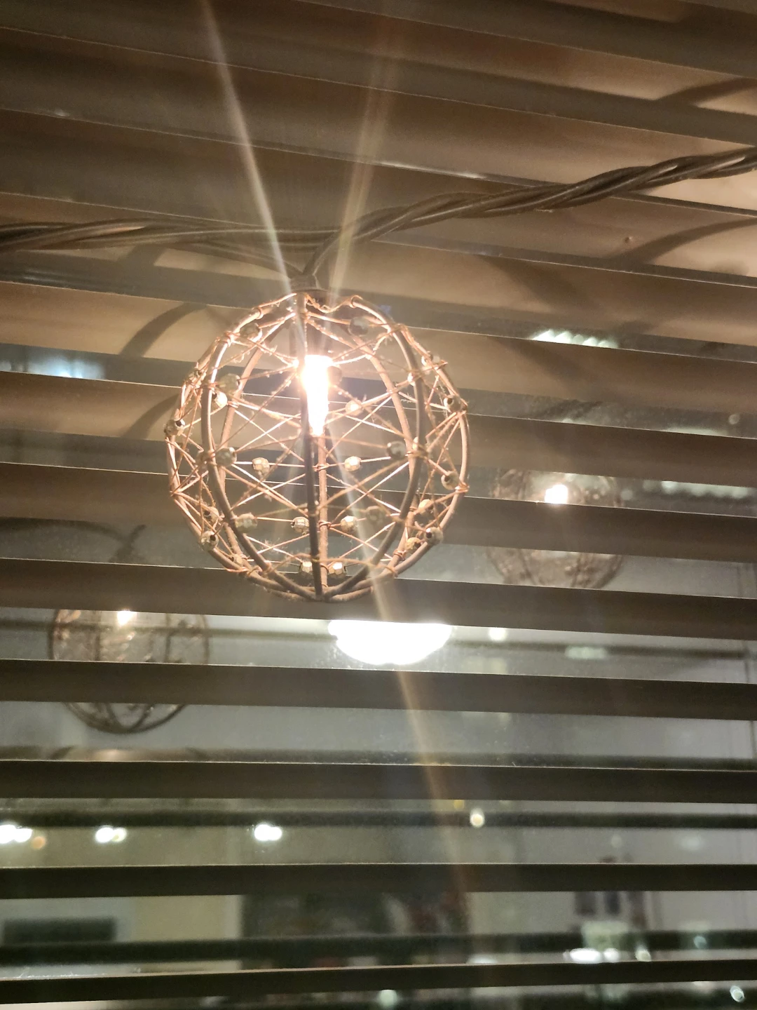 Decorative String Lights with Globe Shades - photo 2