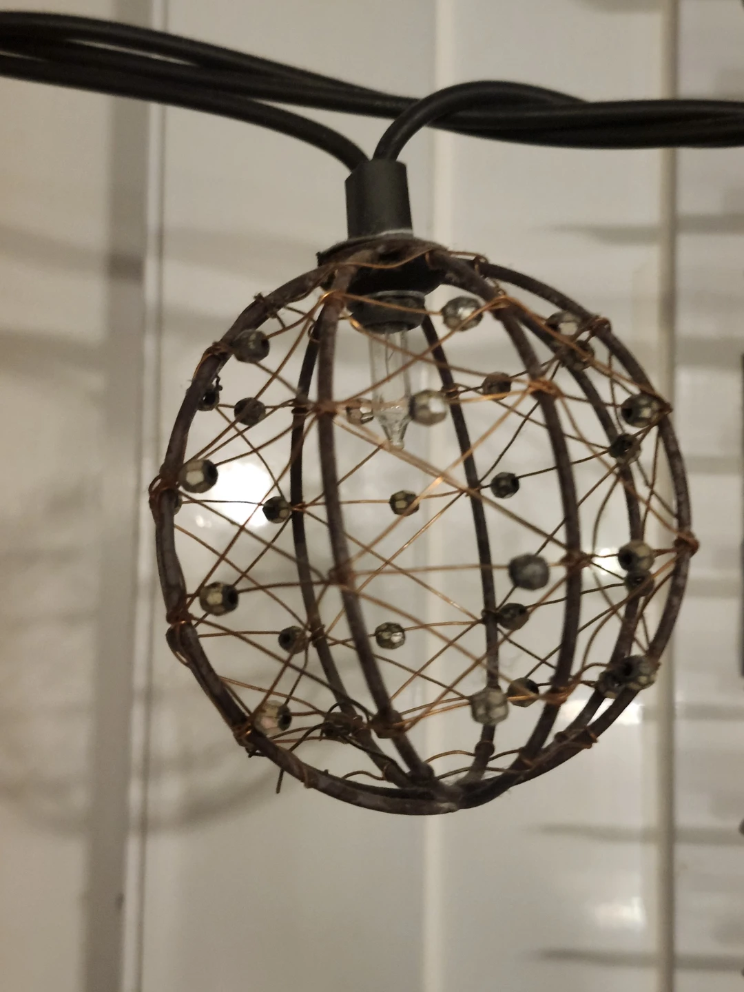 Decorative String Lights with Globe Shades - photo 3