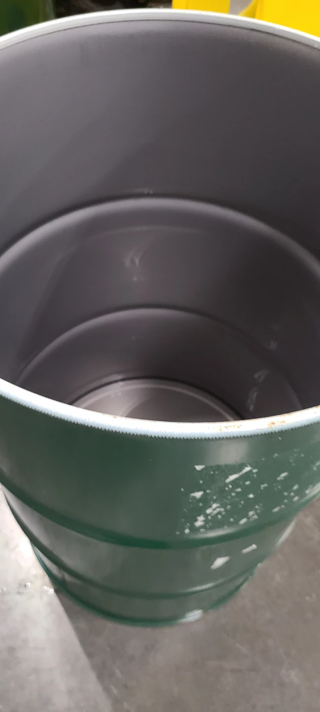 Green metal Barrel fpr garbage can - photo 4