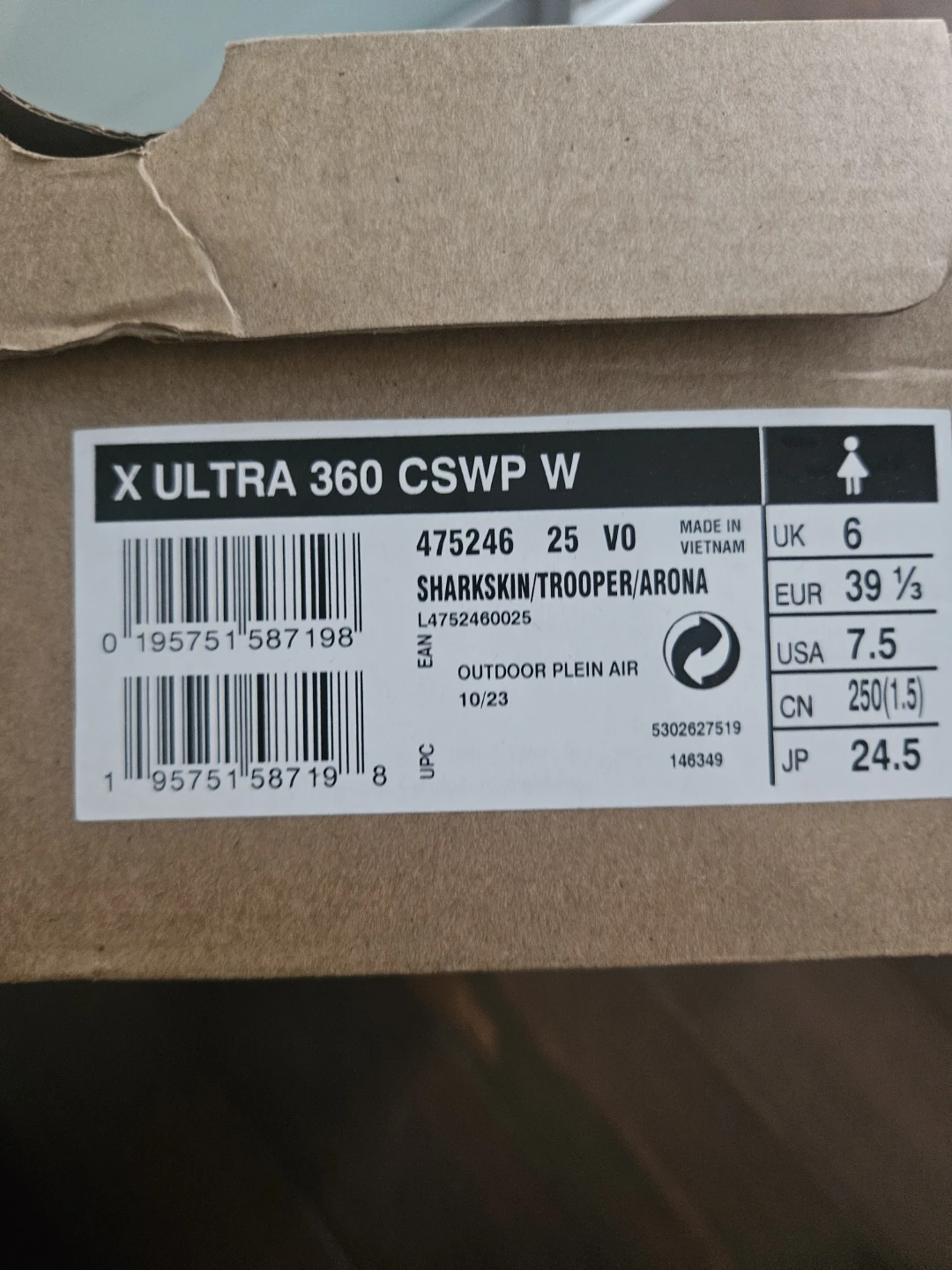 Salomon X Ultra 360 CSWP W Hiking Shoes - Women's Size 7.5 - photo 4