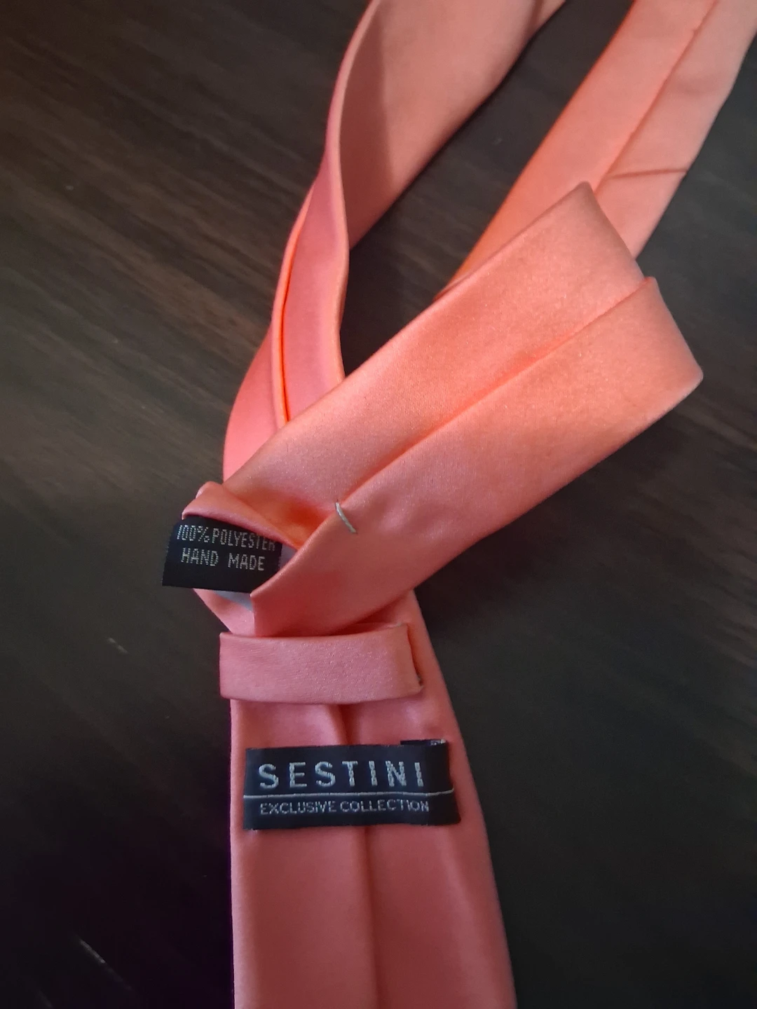 Sestini Exclusive Collection Peach-Pinkish Tie - photo 5