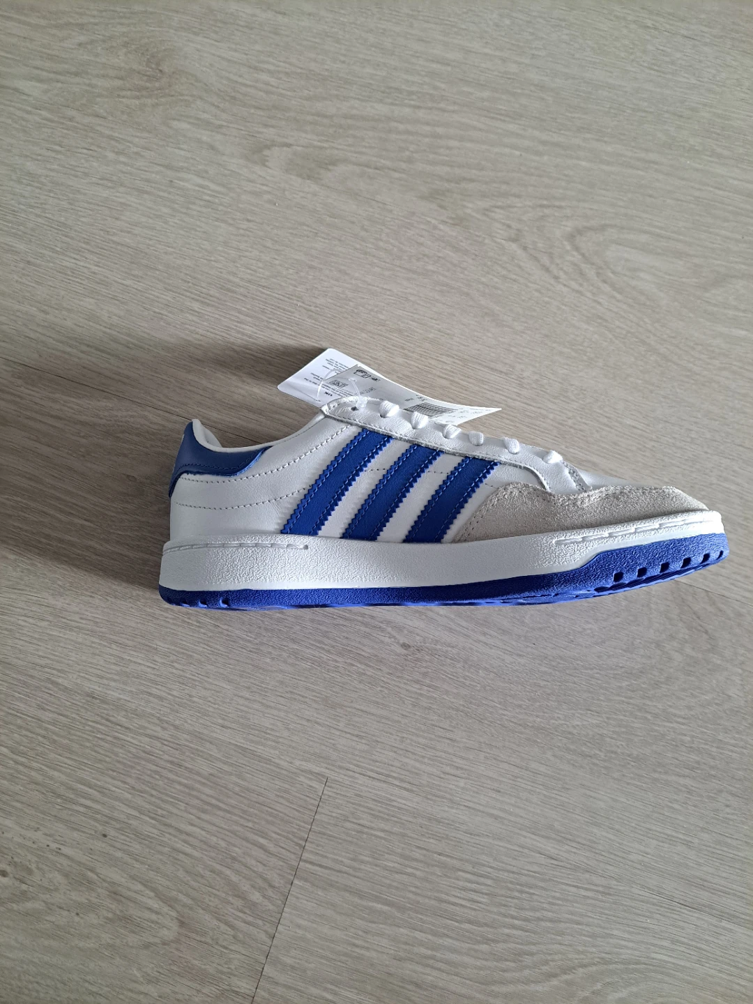 Adidas Team Court Shoes - White/Blue - photo 4