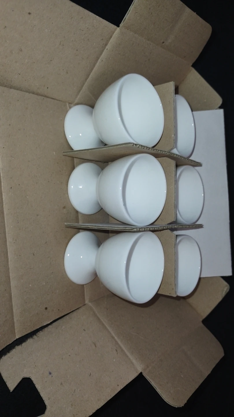Set of 6 White Ceramic Ramekins Bowls - photo 2
