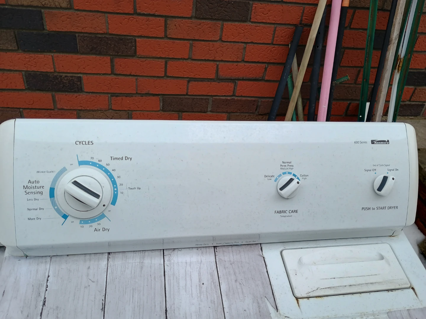 Kenmore 600 Series Dryer DWSR-NAT - photo 2