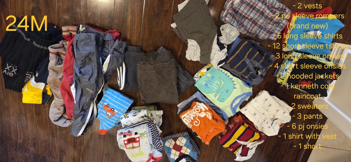 Baby Boy Clothes Lot - 24 Months
