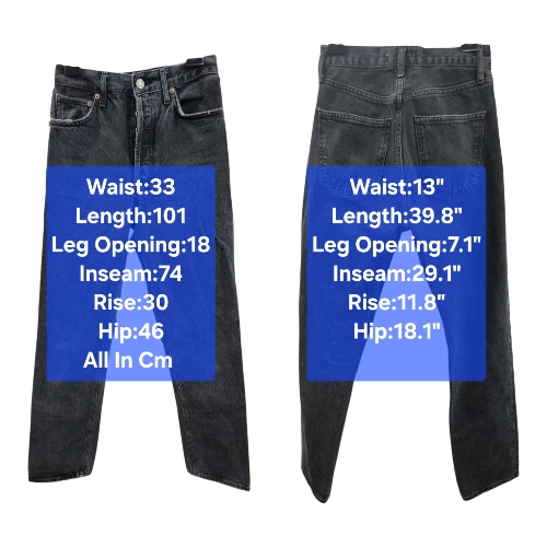 🏆 ​AGOLDE '90s Pinch Waist High-Rise Straight Leg Jeans Size 24 - photo 2