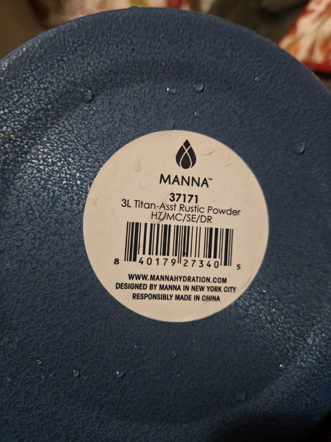 Manna 3L Titan-Asst Rustic Powder Water Jug - photo 4