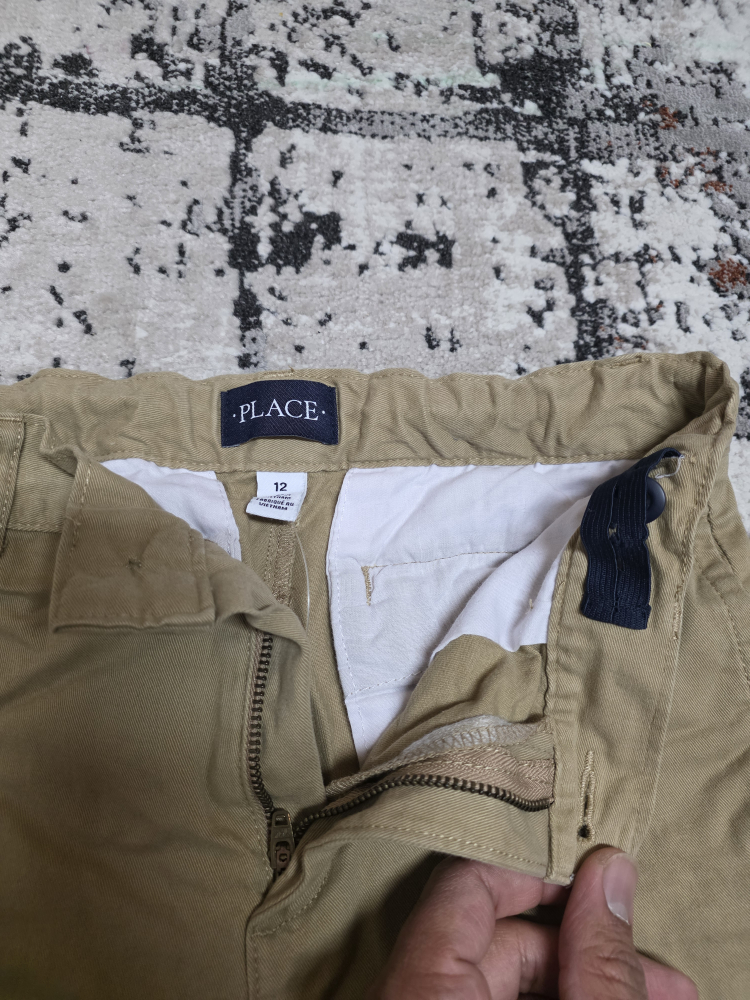 The Children's Place Khaki Pants Size 12 - photo 2