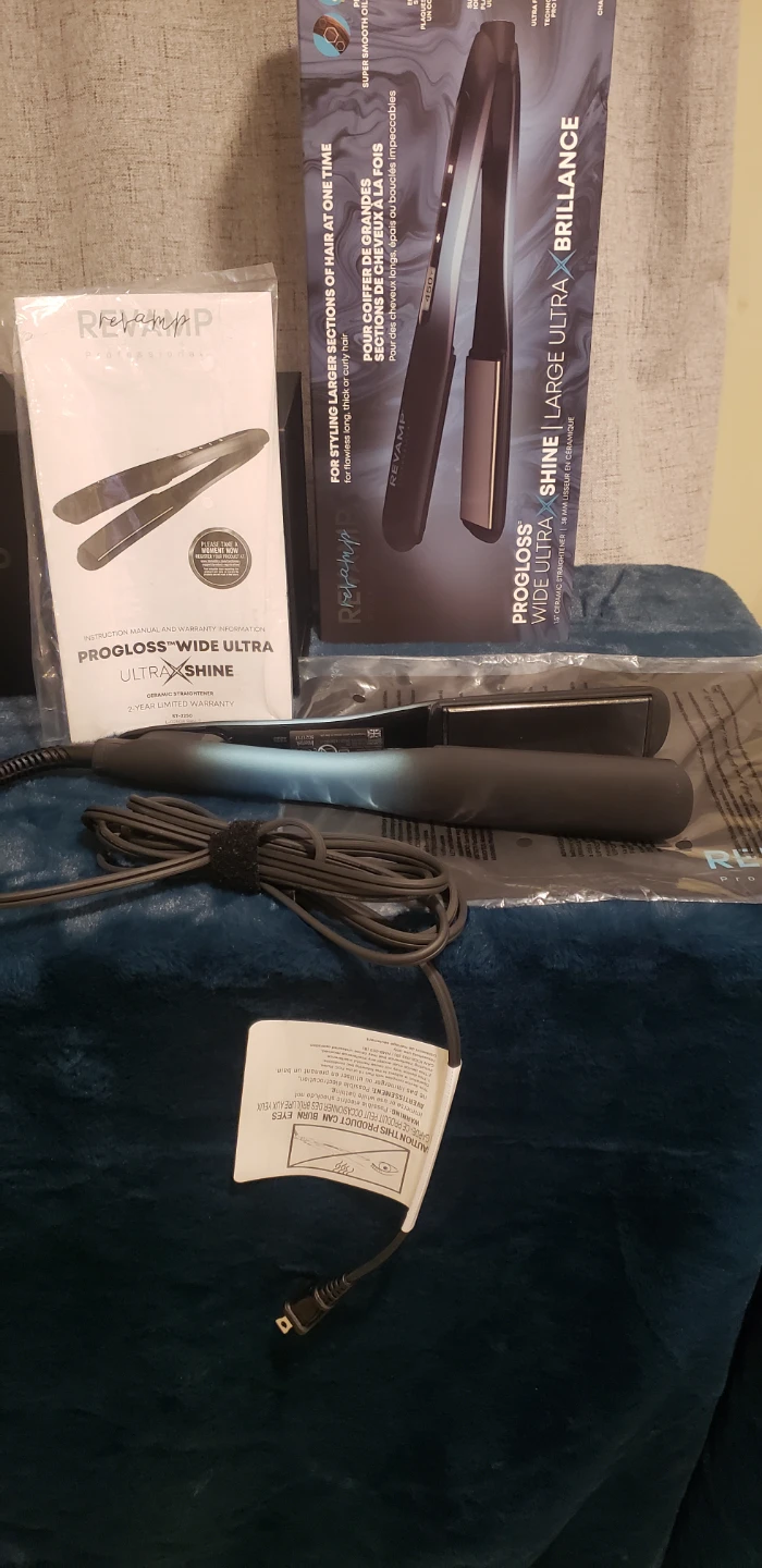 Revamp Progloss Wide Ultra Shine Hair Straightener - photo 2