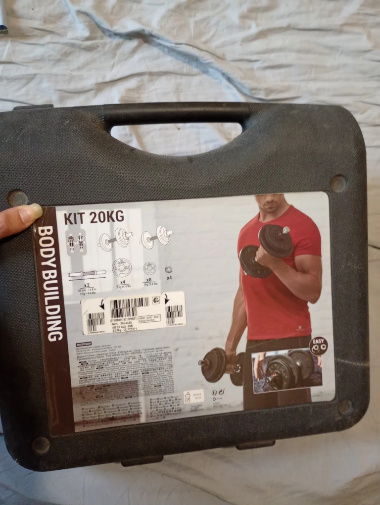 Domyos 20kg Dumbbell Set - photo 4
