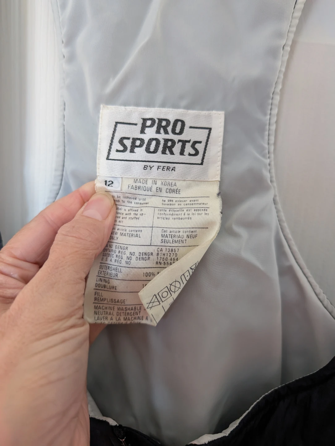 Pro Sports Black Insulated Ski Bib Overalls Size 12 - photo 4