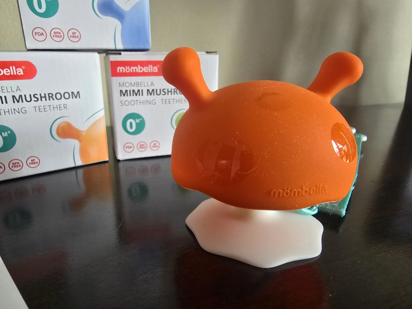 3 Mombella Mushrooms Soothe Teether