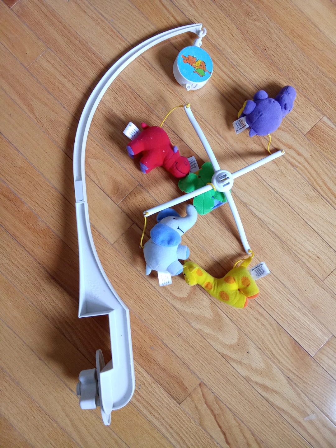 Baby Crib Mobile with Plush Animals 🏆