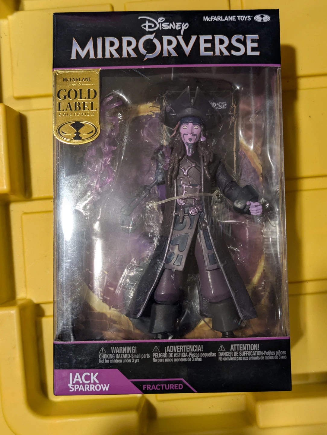 Disney Mirrorverse Jack Sparrow Fractured Figure Gold label - photo 5