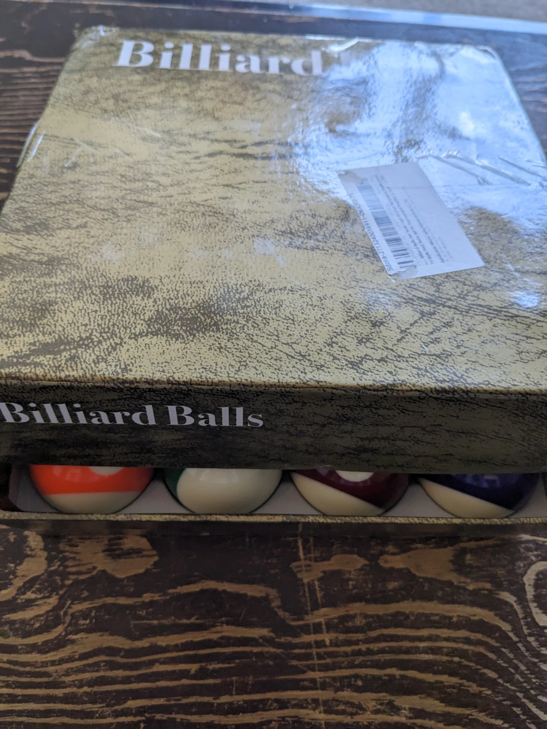 Standard Billiard Ball Set (not original box)