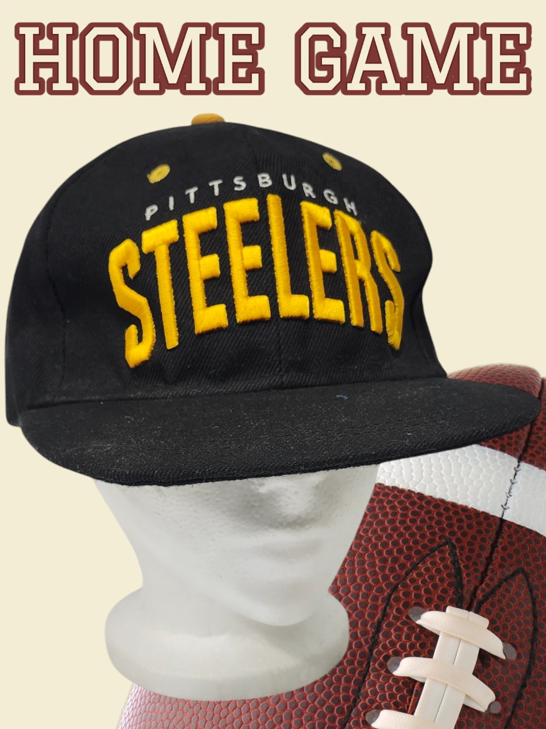 Pittsburgh Steelers Black Snapback Hat "🏆"
