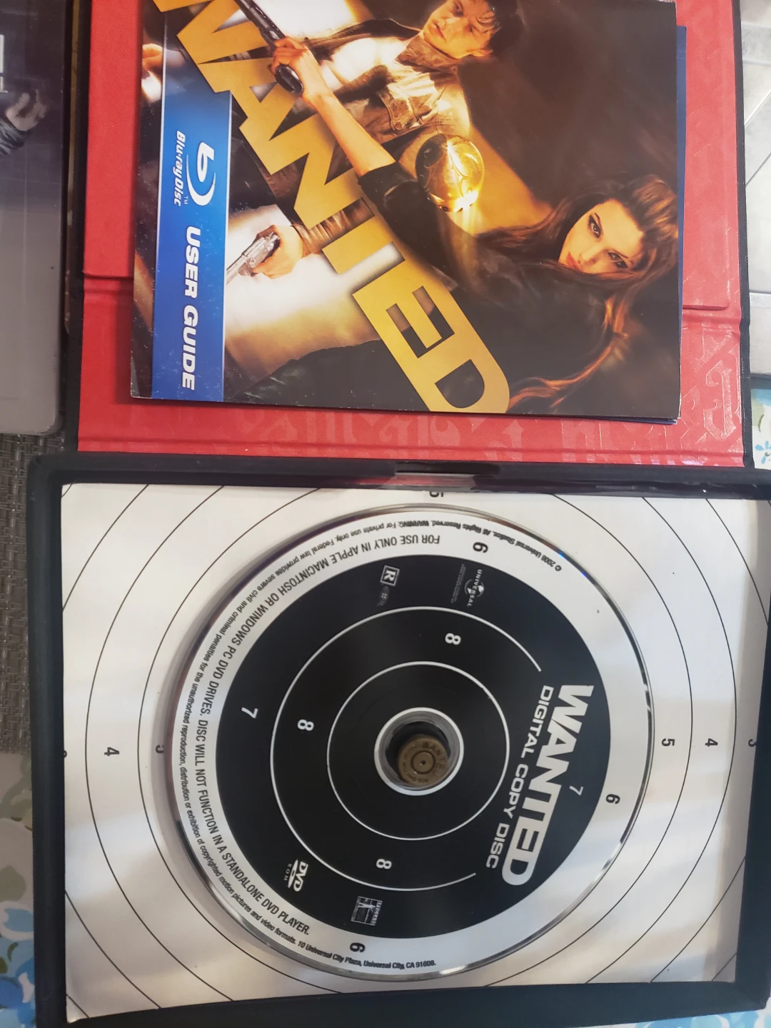 Wanted Blu-ray Movie with User Guide and Digital Copy - photo 2