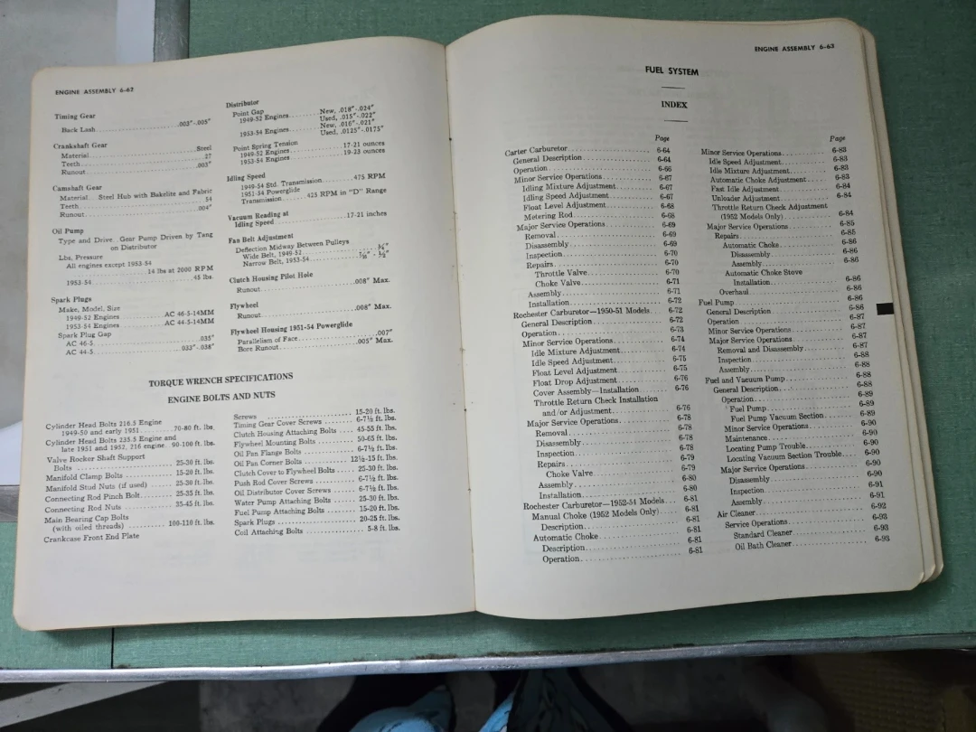 Chevrolet Passenger Cars 1949-54 Maintenance Manual - photo 4