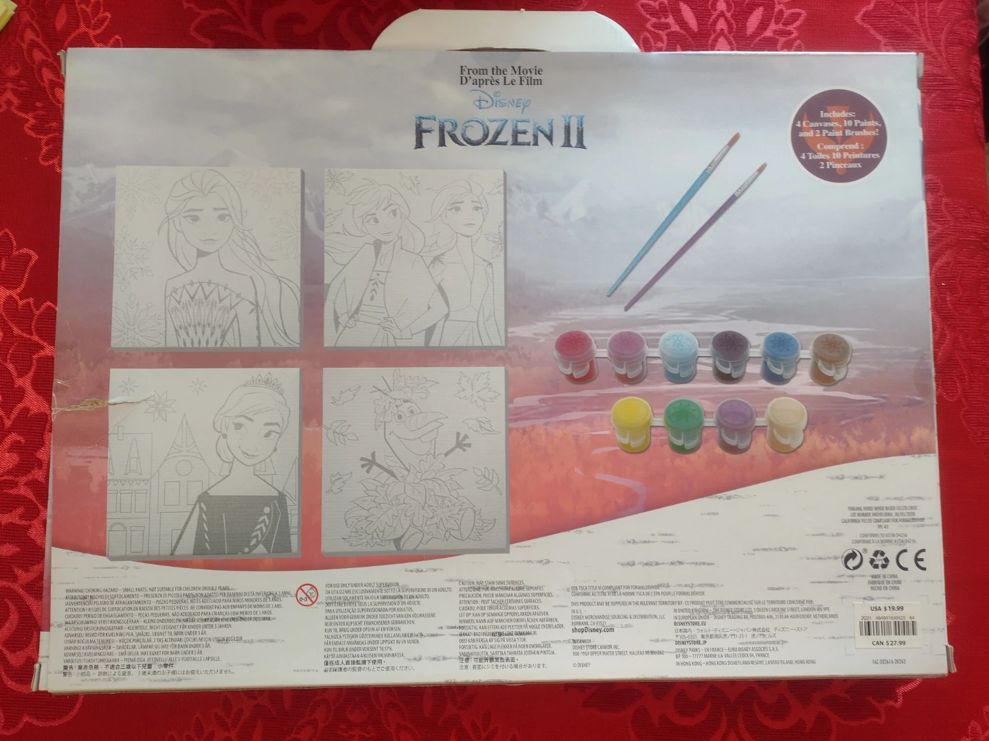 Disney Frozen II Canvas Paint Set - photo 2