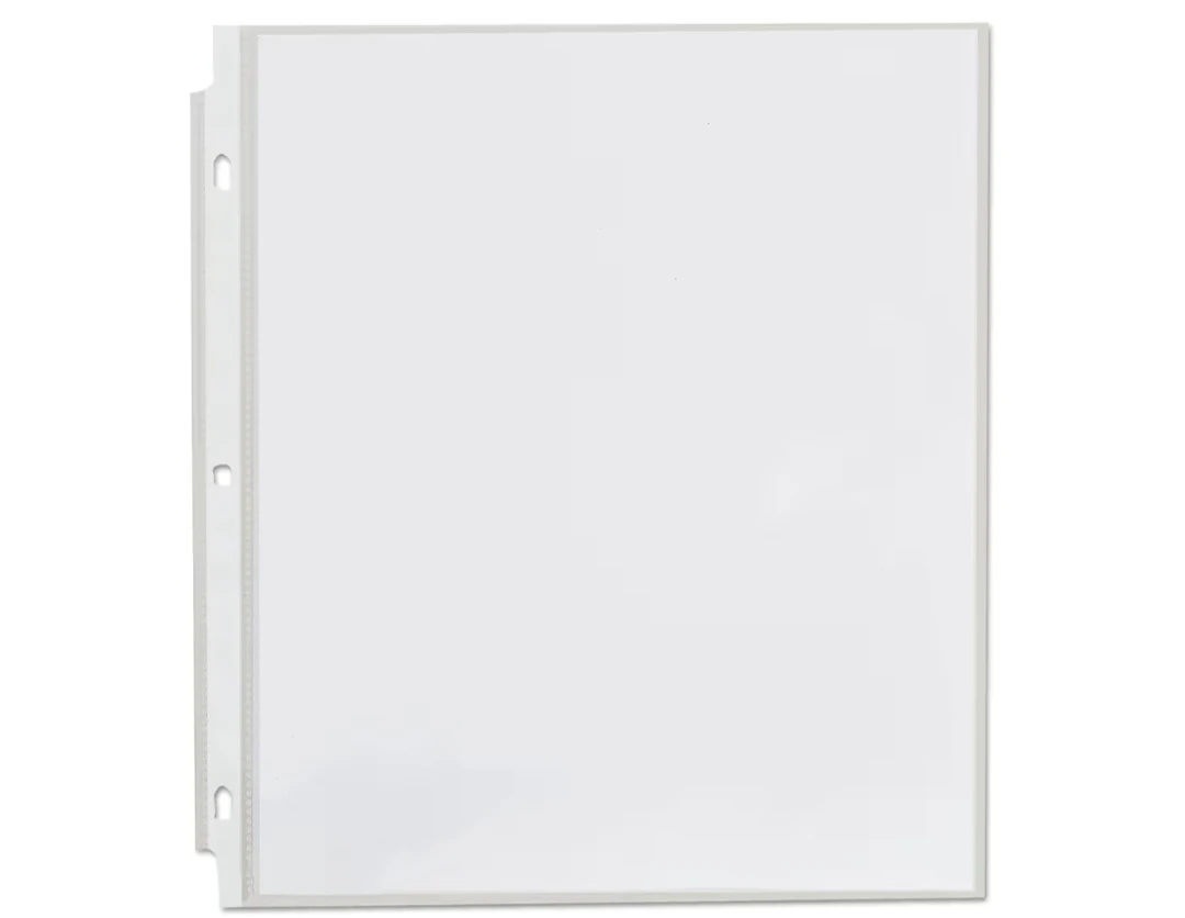 100pcs Universal Standard Sheet Protector, Standard, 8 1/2 x 11,