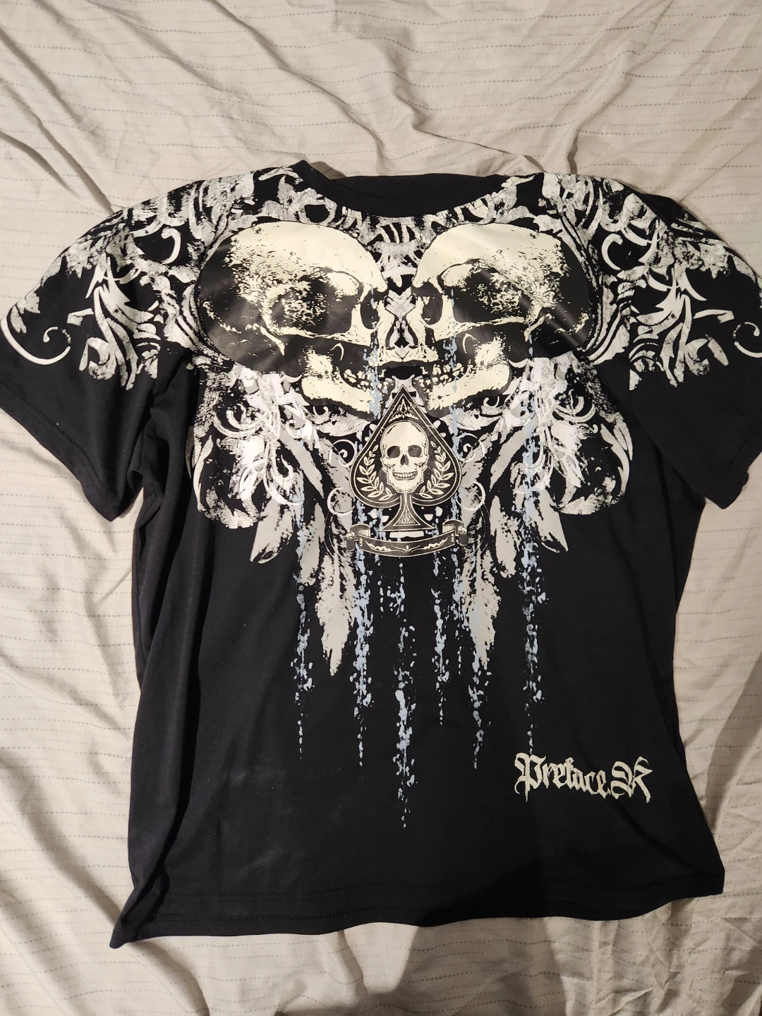 Preface K Skull Graphic T-Shirt