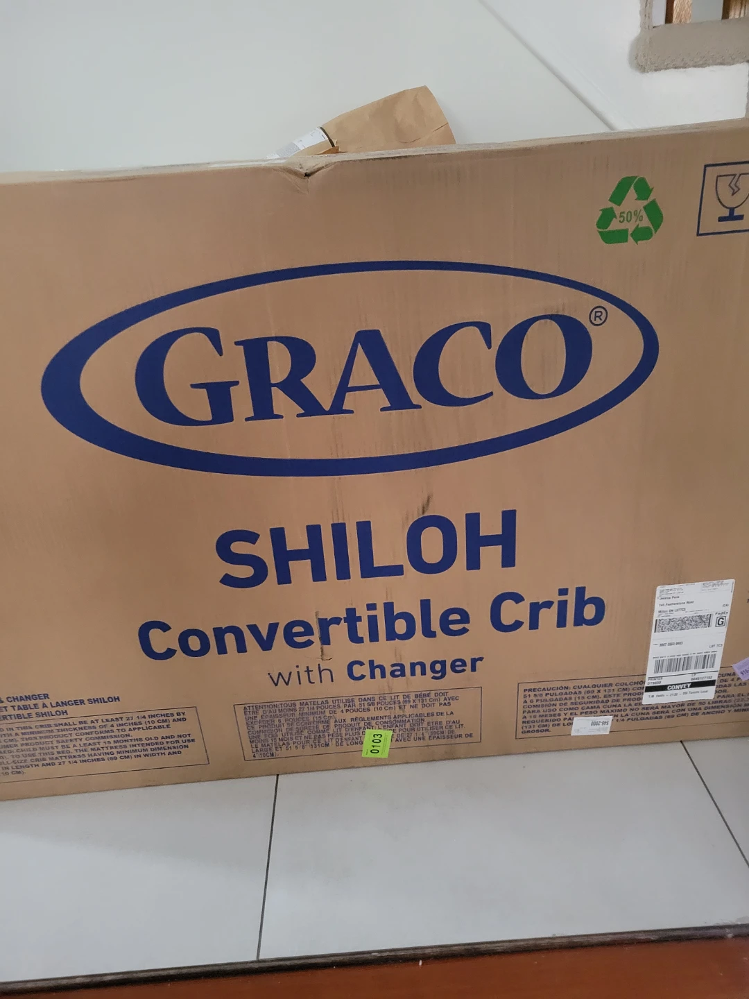 Graco Shiloh Convertible Crib with Changer