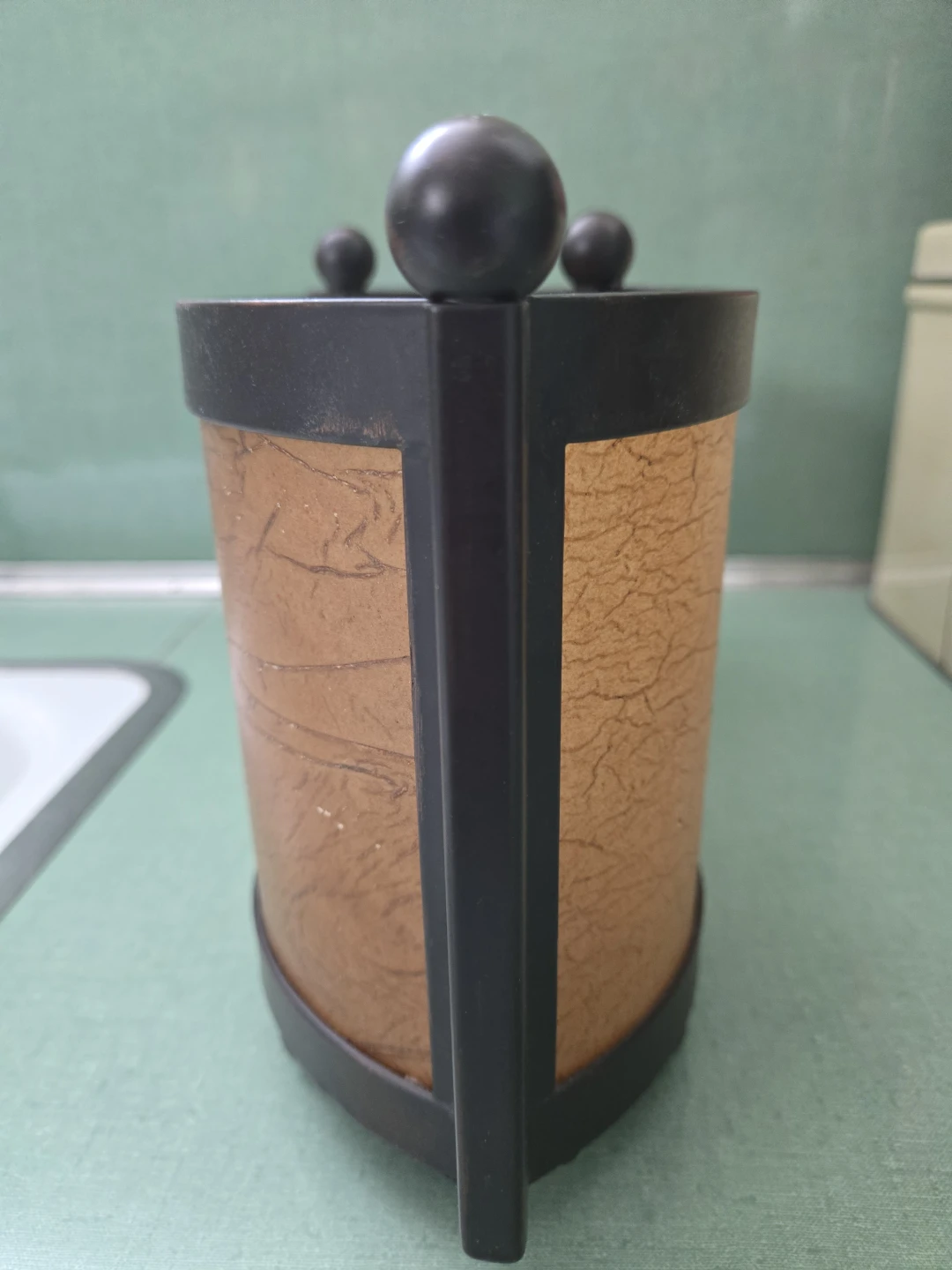 Vintage Double Tea Light Candle Holder with Vellum Shades - photo 2