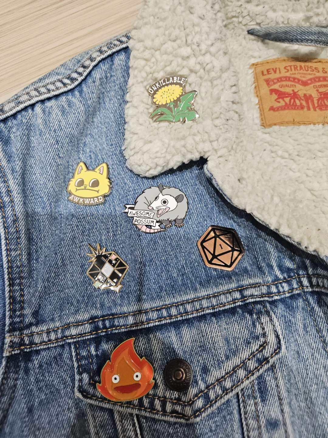 Levi's vintage Sherpa lined denim winter jacket 🥕 - photo 2