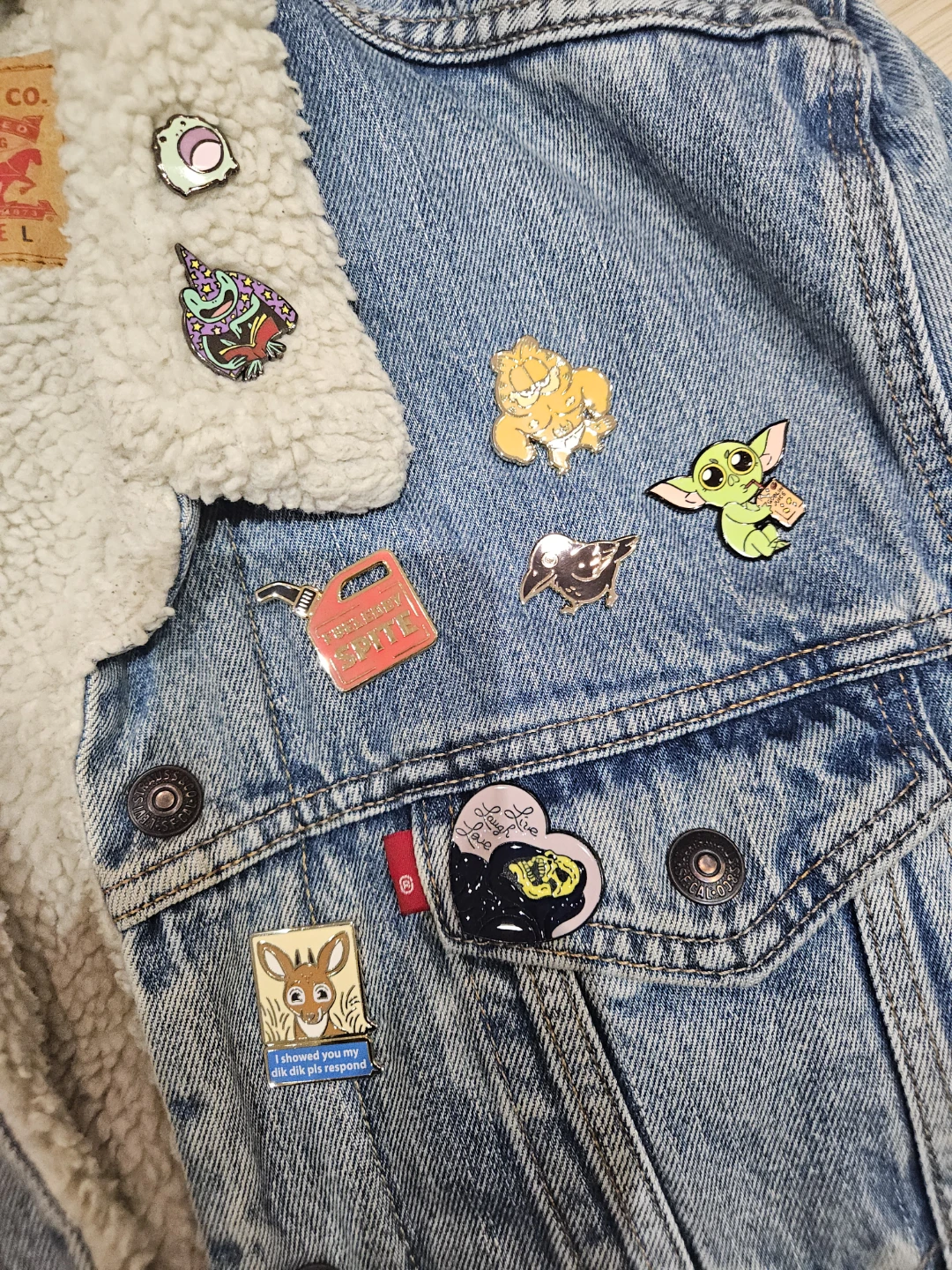 Levi's vintage Sherpa lined denim winter jacket 🥕 - photo 4