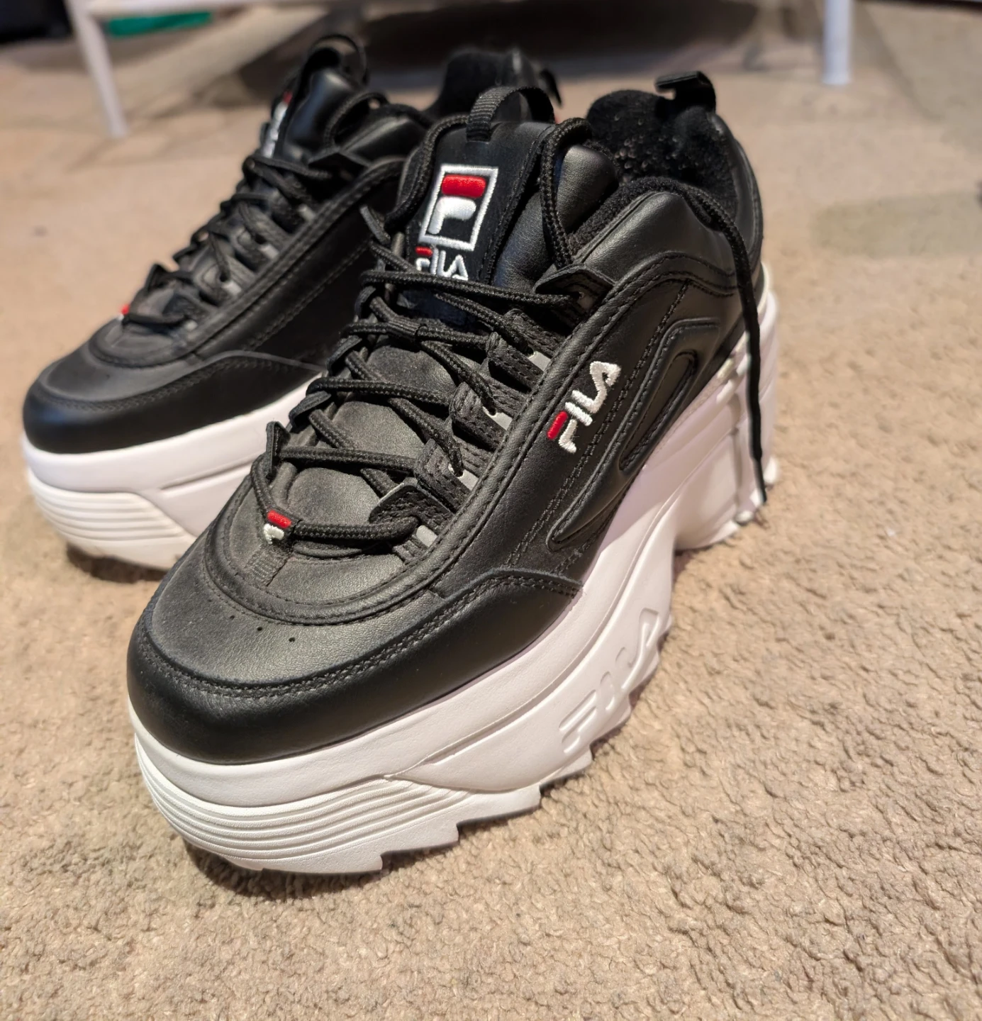 FILA Disruptor II Platform Sneakers - Black - photo 4