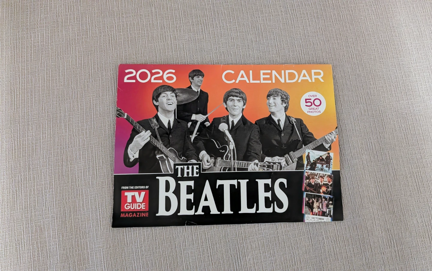 Brand New 2026 The Beatles Calendar