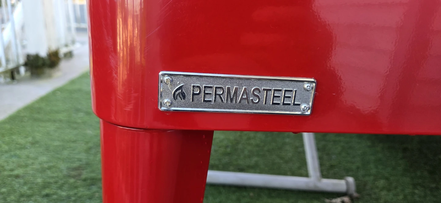 PermaSteel Red Rolling Patio Cooler w Bottle Opener - photo 3