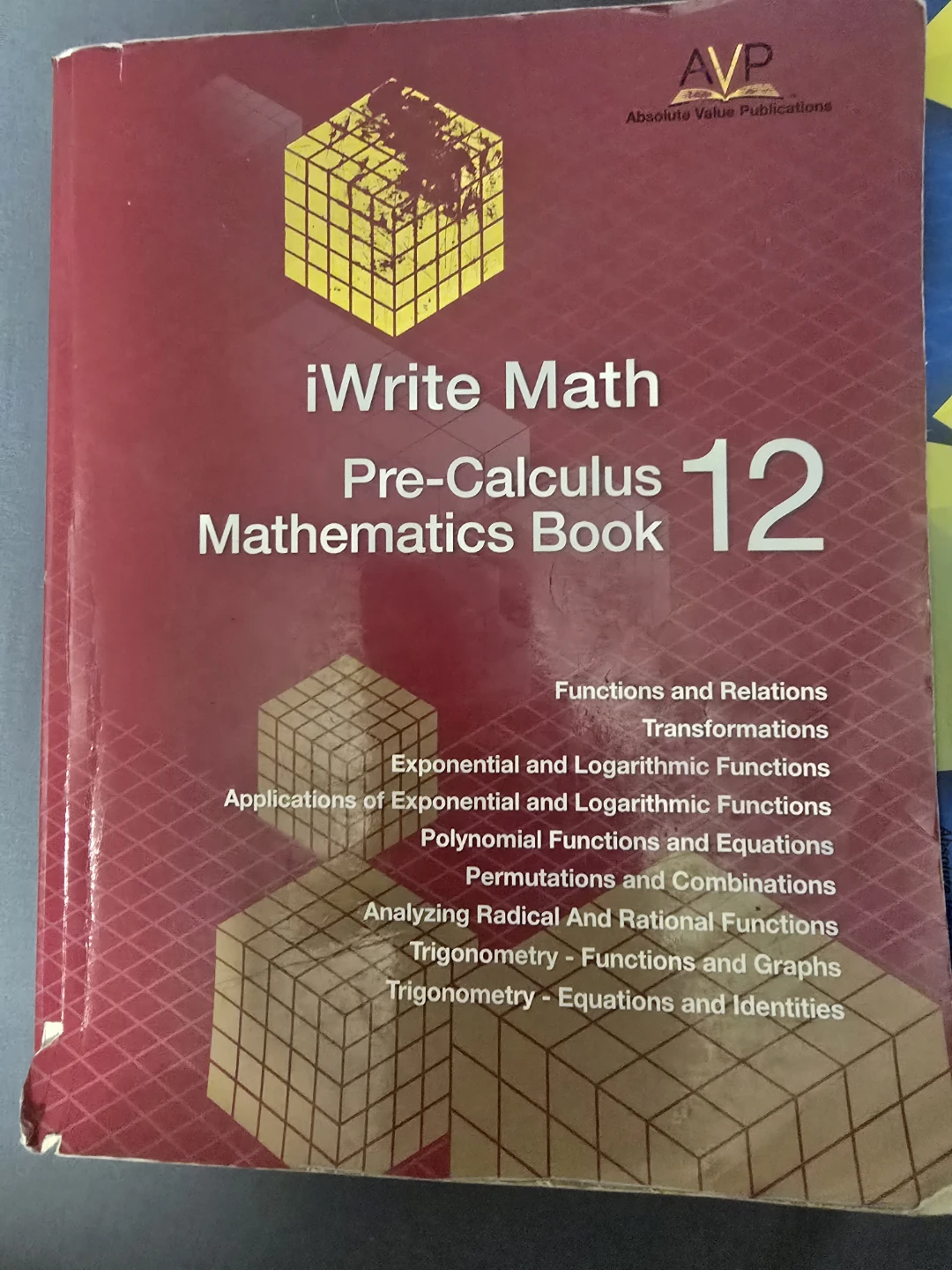 iWrite Math Pre-Calculus Mathematics Book 11 & 12