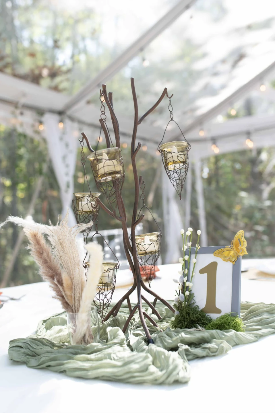 Rustic Tree Branch Centerpiece (13) - photo 2