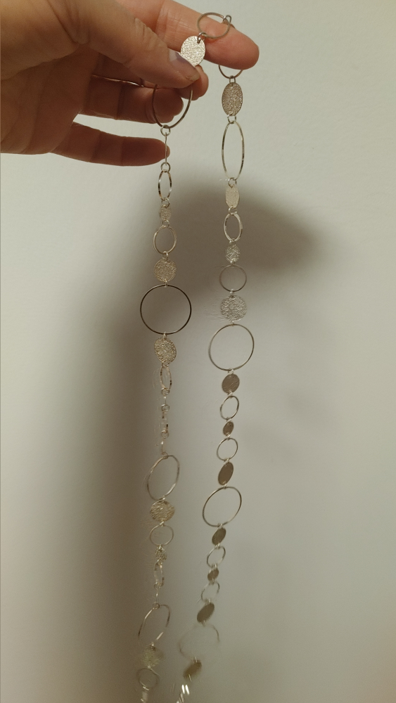 Necklace with Circles and Ovals - photo 3
