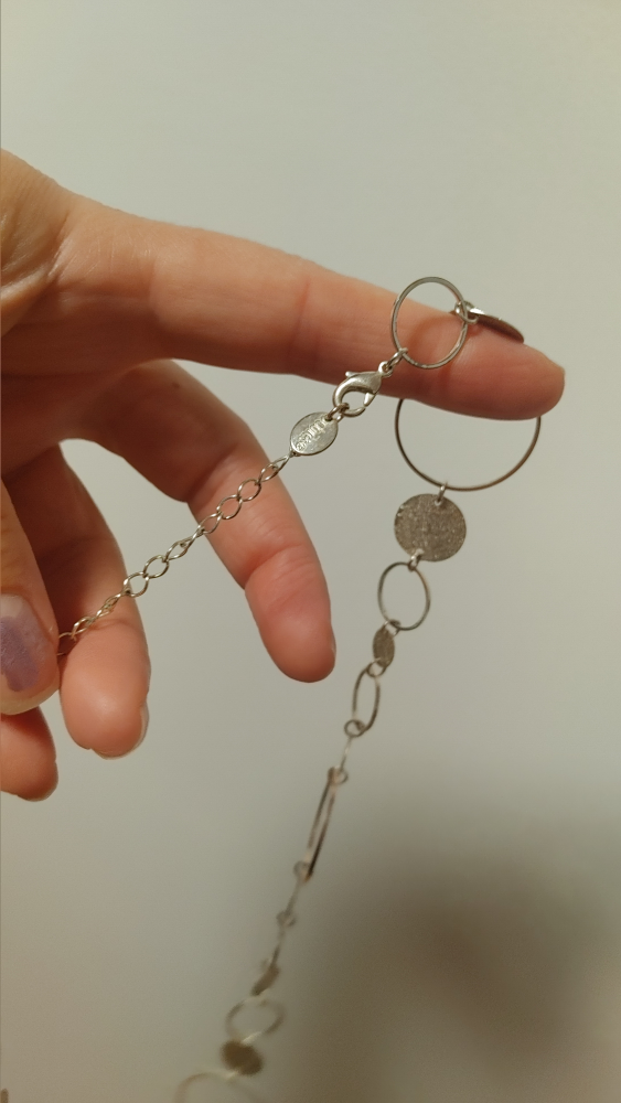 Necklace with Circles and Ovals - photo 5