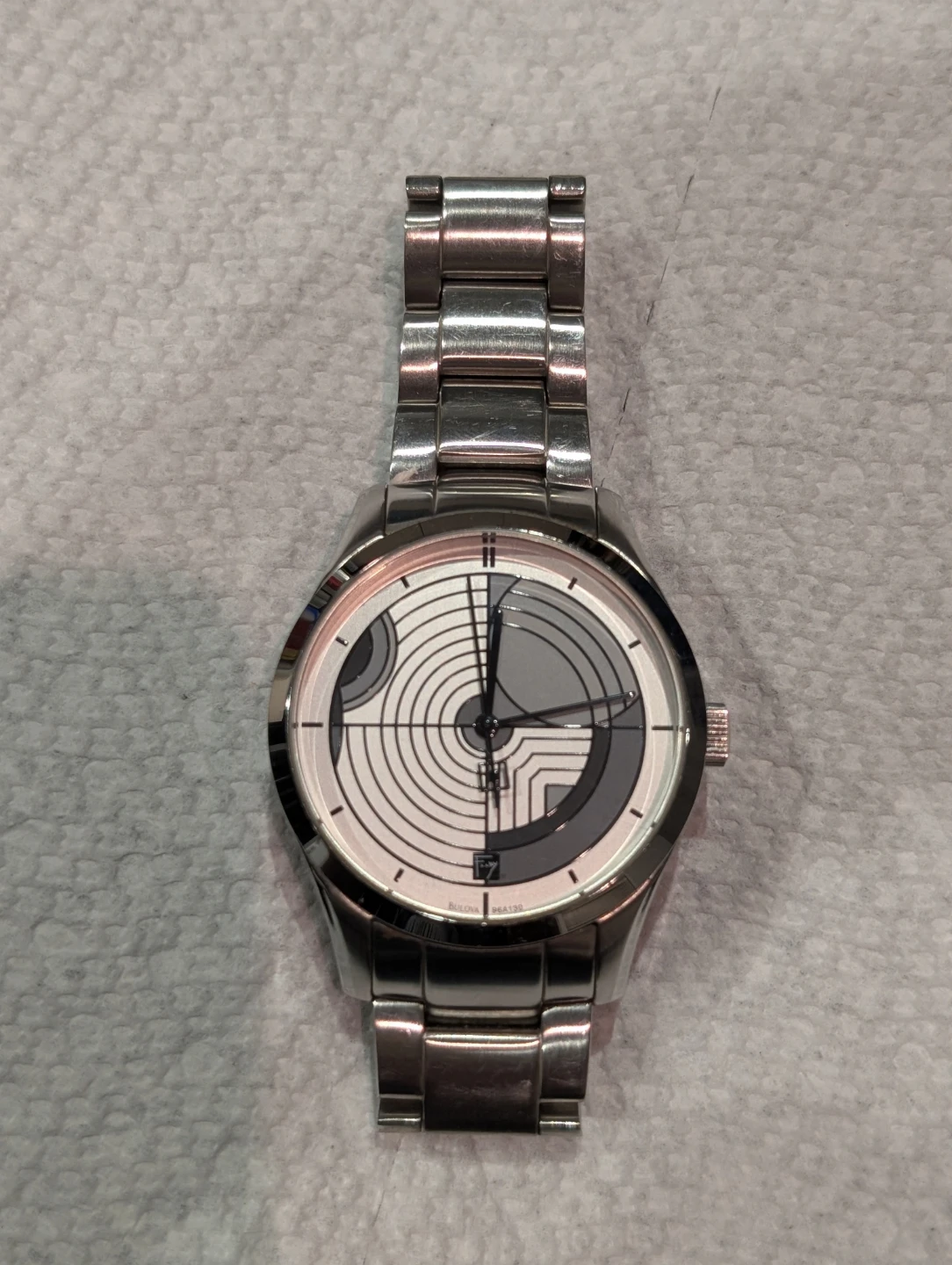 Bulova 96A130 "Target" Design  Men's Quartz Watch - photo 3
