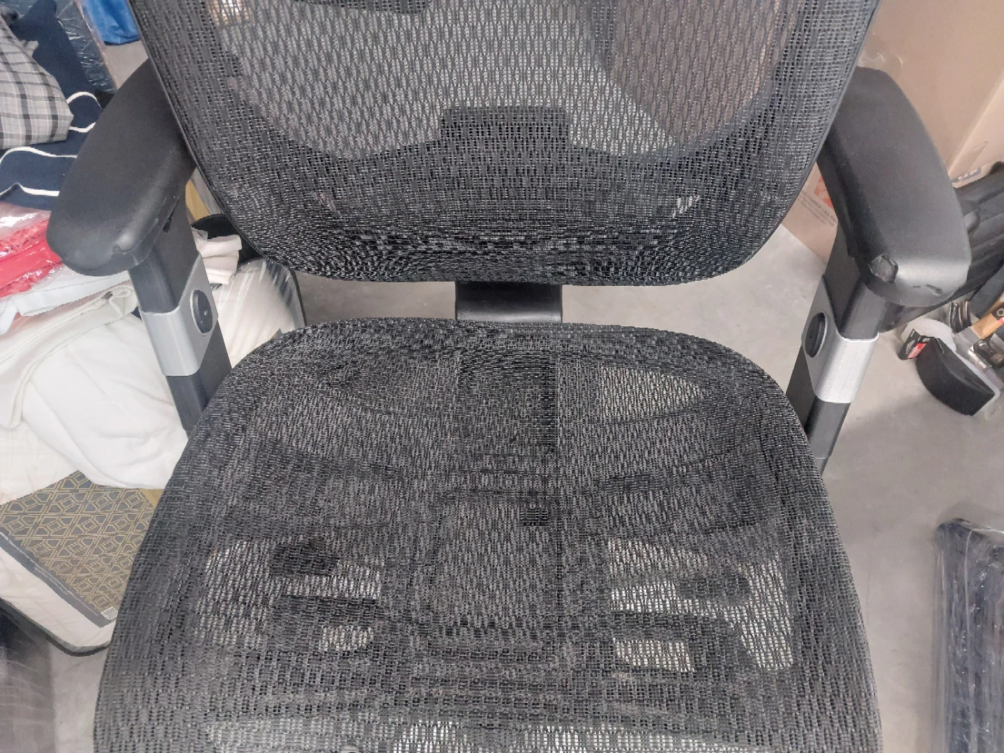 Black Mesh Office Chair with Adjustable Lumbar Support - photo 2