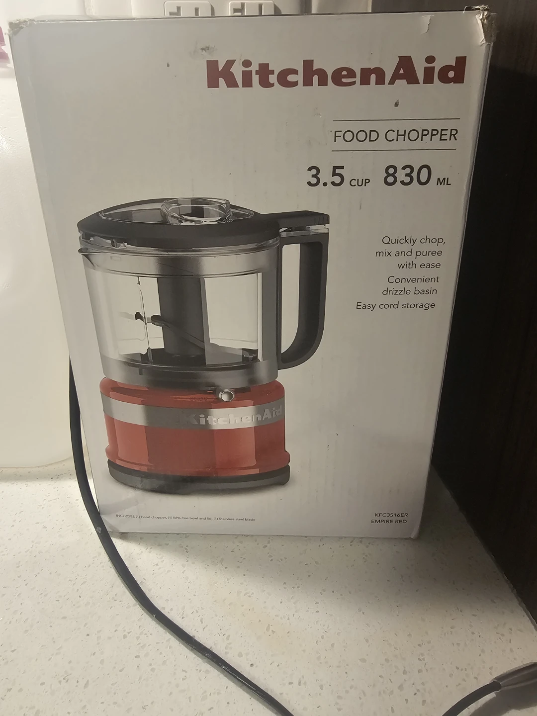 KitchenAid Food Chopper - 3.5 Cup / 830 ML - Empire Red - photo 2
