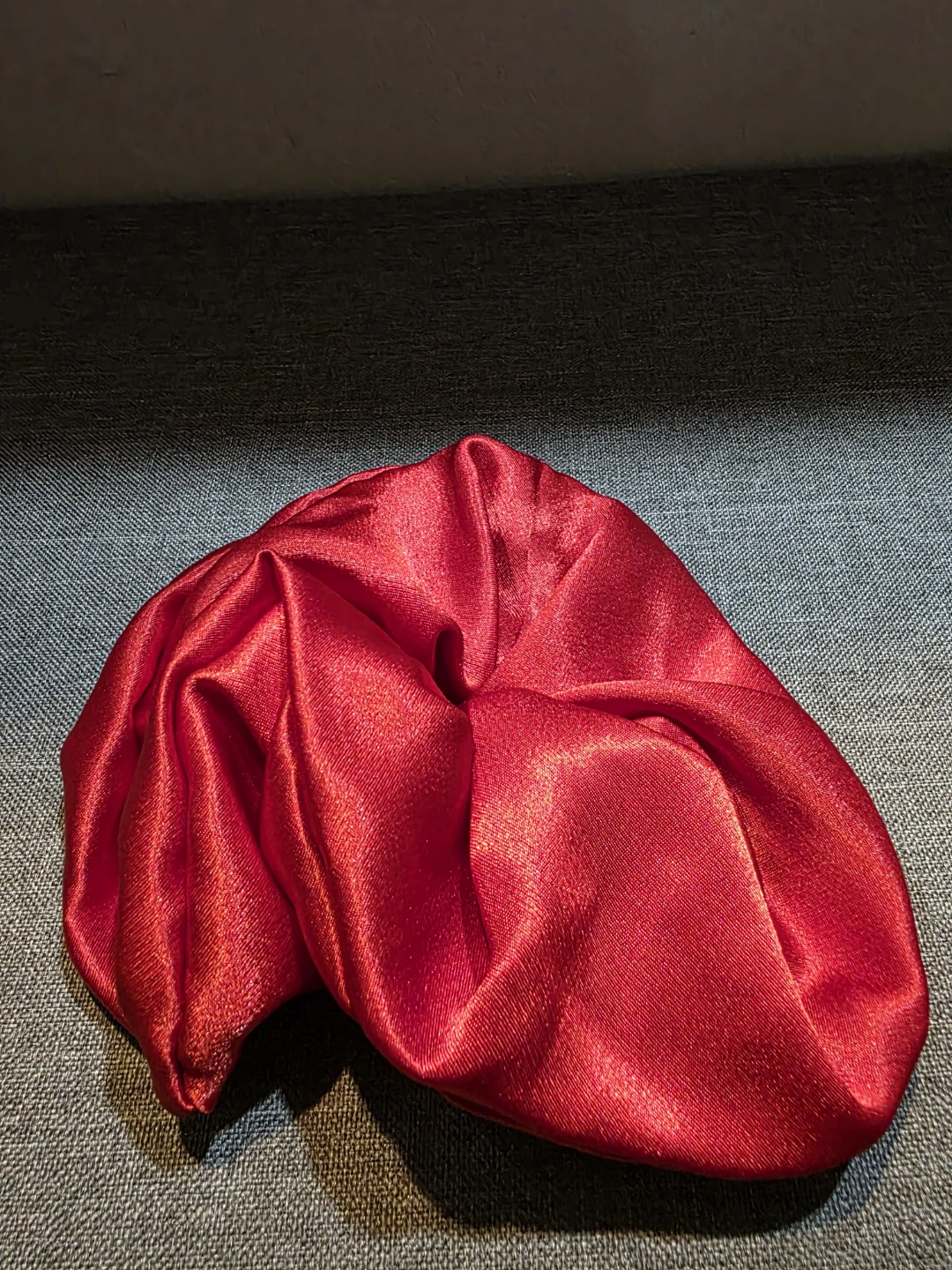 Red Satin Scrunchies (XL)