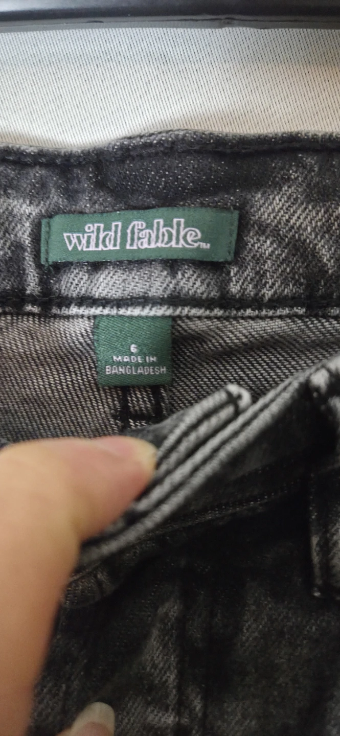 Wild Fable Gray Acid Wash Jeans Size 6 🏆 - photo 4