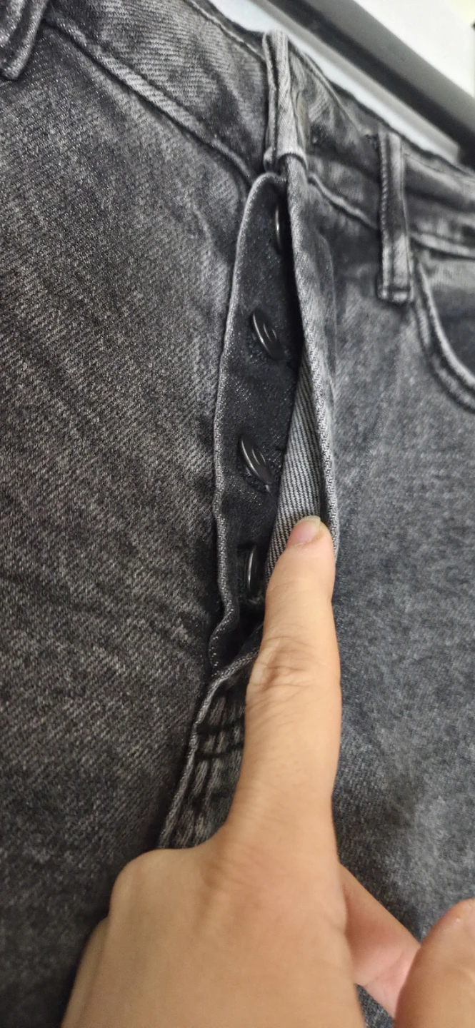 Wild Fable Gray Acid Wash Jeans Size 6 🏆 - photo 5